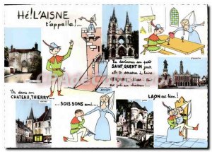 Postcard Old Aisne Humorous
