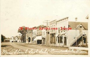 MN, Minnesota Lake, Minnesota, RPPC, Main Street, Business Section, Photo