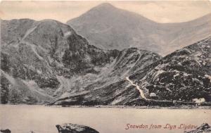 WALES UK~SNOWDON FROM LLYN LYDAW POSTCARD