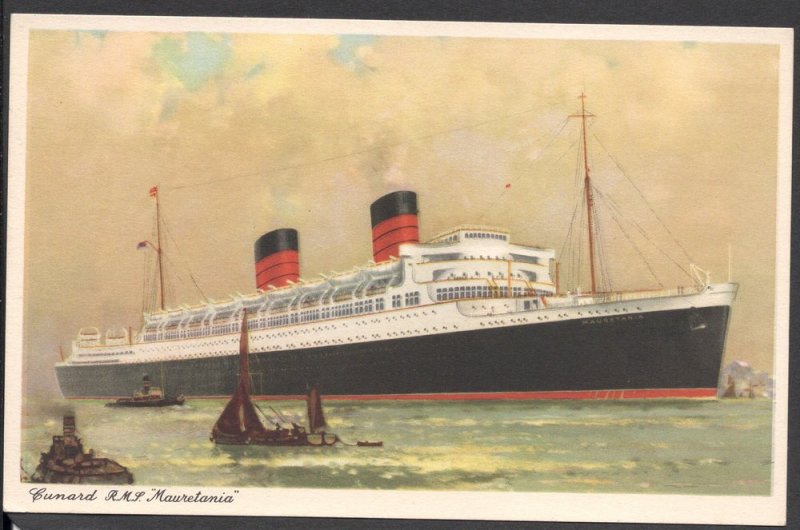 Cunard - R.M.S. Mauretania - Post Card - Unused