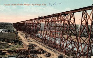 br105520 grand trunk pacific bridge cap rouge canada Quebec