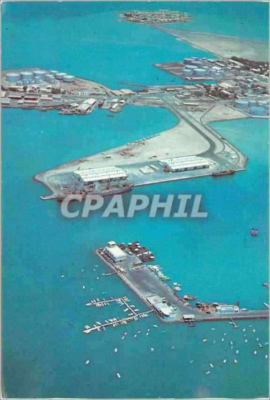  Modern Postcard seen air of the portet L stopover nautical Djibouti