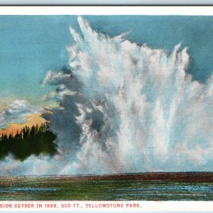 c1910s Yellowstone Park, Wyo Excelsior Geyser 1888 J.E. Haynes Photo #11112 A226
