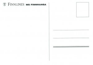 Finnlines Poseidon shipping Freight Co Finland Postcard