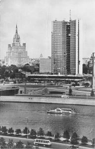 B55040 View from the Shevchenko bus autobus ship bateaux Moscow    russia