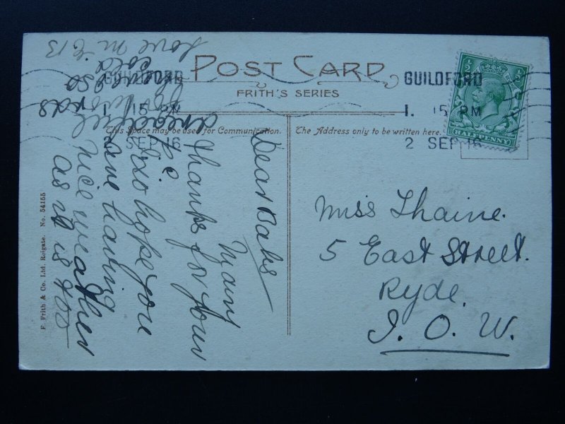 Surrey Collection x 4 GUILDFORD CASTLE & GROUNDS c1904 to c1916 Postcard