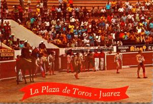 Bull Fight Grand Entrance La Plaza de Toros Juarez Mexico