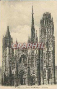 Old Postcard The Cathedral of Rouen Together