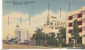 MIAMI BEACH , Florida , 1930-40s ; Collins avenue , North