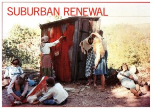 Suburban Renewal Business As Usual During The Move Of Course Postcard