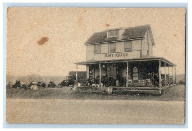 c1940's Sterling Antique Shop Trenton-Philadelphia Pennsylvania PA Postcard 