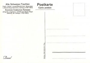 Ancient Swiss Costumes by David Aloys Schmidt v. Schwyz - Basel