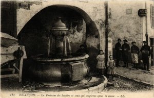 CPA BRIANCON - La Fontainr des Soupirs et ceux qui soupirent aprés (453785)