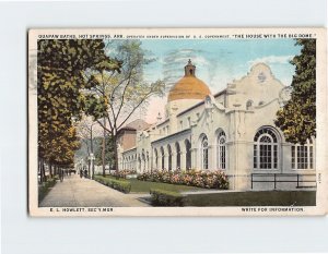 Postcard The House With The Big Dome, Quapaw Baths, Hot Springs, Arkansas