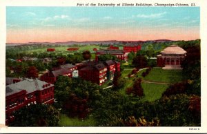 Illinois Champaign-Urbana Part Of The University Of Illinois Buildings Curteich