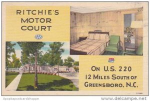 North Carolina Greensboro Ritchies Motor Court