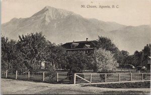 Mt Cheam Agassiz British Columbia Fraser Valley Bella Vista Hotel ? Postcard H56