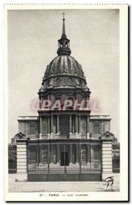 Old Postcard Paris Invalides