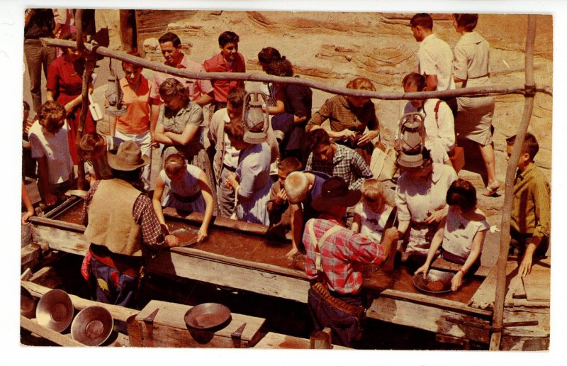 CA - Buena Park. Knott's Berry Farm, Ghost Town. Panning for Gold