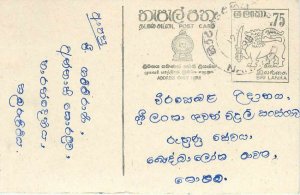 Entier Postal Stationery Postal Sri Lanka Ceylon Lion