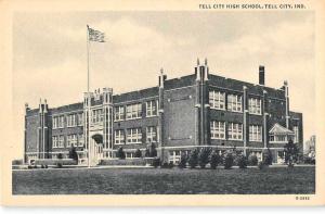 Tell City Indiana High School Antique Postcard J52392