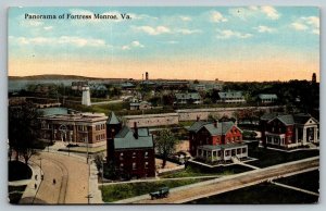 Panorama of Fortress Monroe   Virginia   Postcard  c1910