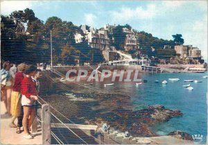 Modern Postcard Emerald Coast Dinard The Quai de la Perle Embarcadere the Gre...