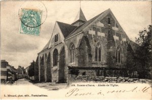 CPA SAMOIS-sur-SEINE Abside de l'Eglise (1299921)