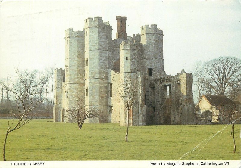 England Postcard Titchfield Abbey medieval architecture