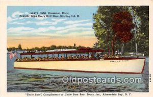 Uncle Sam Alexandria Bay, NY Ship Unused 