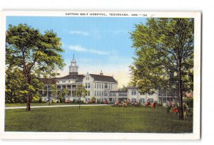 Texarkana Arkansas AR Postcard 1930-1950 Cotton Belt Hospital