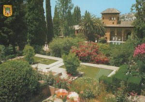 Spain Postcard - Granada - La Alhambra - Gardens of Partal   RRR128