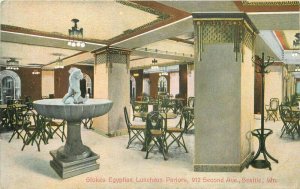 1910 Stokes Egyptian Luncheons Restaurant Seattle Washington  Postcard 20-3129