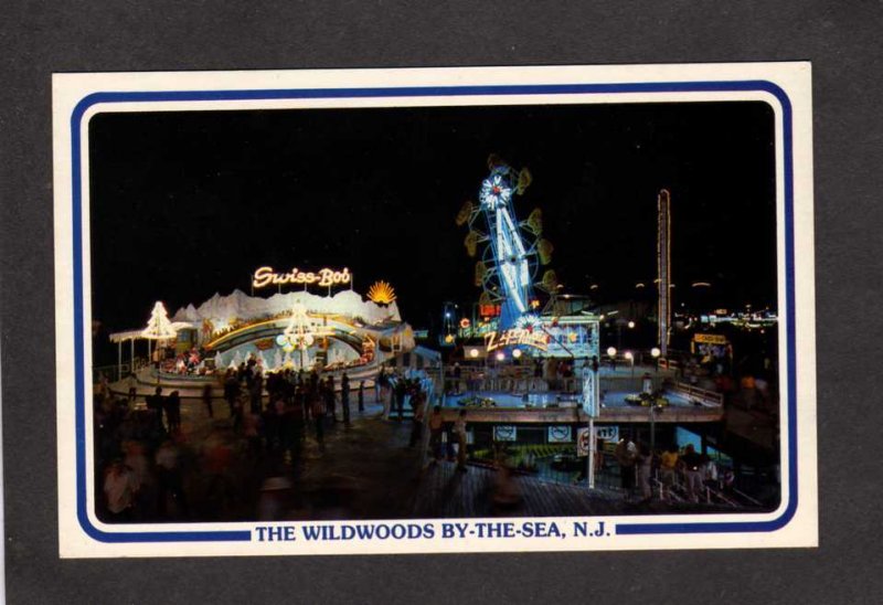 NJ Wildwoods by the Sea Amusement Park Rides Zipper Swiss Bob New Jersey PC