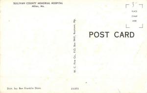 Milan Missouri Sullivan Memorial Hospital Vintage Postcard K82329