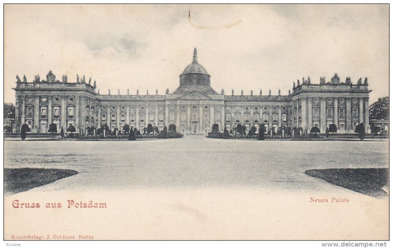 GRUSS AUS POTSDAM, Bandenburg, Germany, 1900-1910´s; Neues Palais