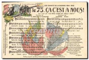 Old Postcard The 75 ca ca c & # 39est us! Joullot Alberty Eugene Rosi Army Co...