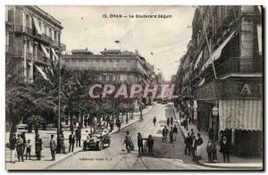 Algeria Oran Old Postcard Seguin Blvd.