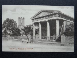 Wales / Cymru Monmouthshire CAERLEON Museum & Church c1907 Postcard by Berry