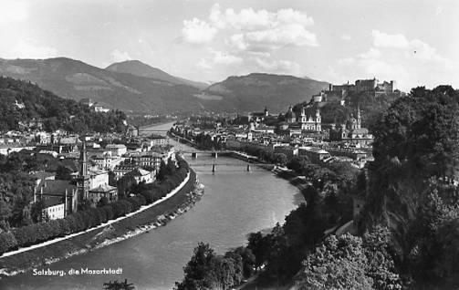 Austria - Salzburg. The Mozartstadt - RPPC