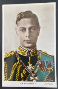 Mint England Color Picture Postcard HM King George VI