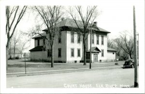 RPPC Elk River MN Minnesota Court House - - Unused  UNP Postcard