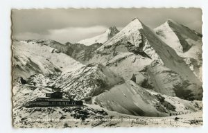 Postcard Grossglockner Hochalpenstrasse Austria RPPC Restaurant