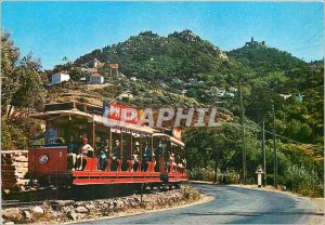 Postcard Modern Sintra Portugal electrico Carro Tram Train Philips