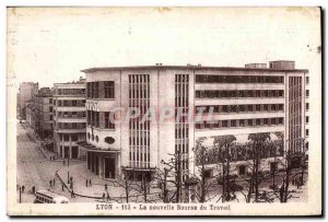 Old Postcard Lyon Bourse Du Travail New