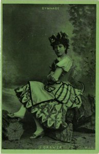 CPA AK Theater stars J. Granier (528574)