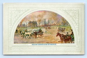 Ogden Residence Lawrence Earle Painting Central Trust Chicago UNP Postcard N15