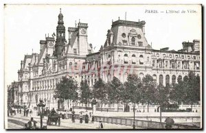 Paris Postcard Old City Hall