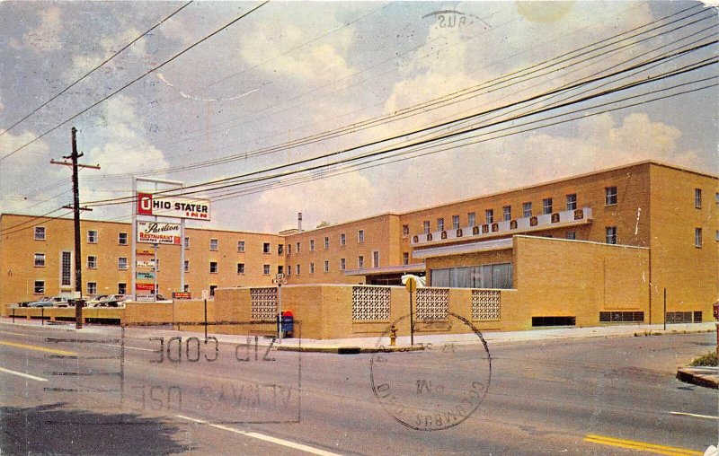 Columbus Ohio 1967 Postcard Ohio Stater Inn Motel 