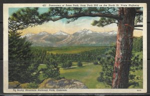 Colorado - Panorama Of Estes Park - [CO-245]